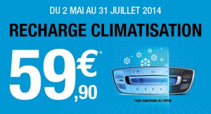 Recharge climatisation